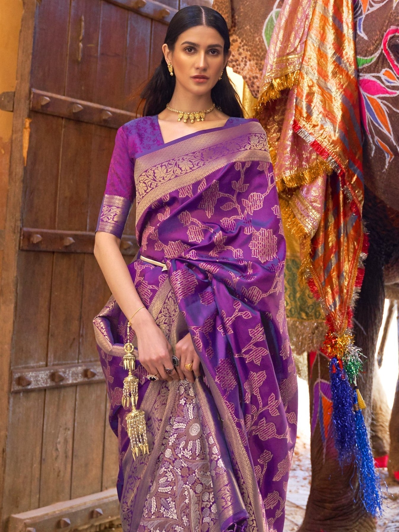 banarasi brocade saree