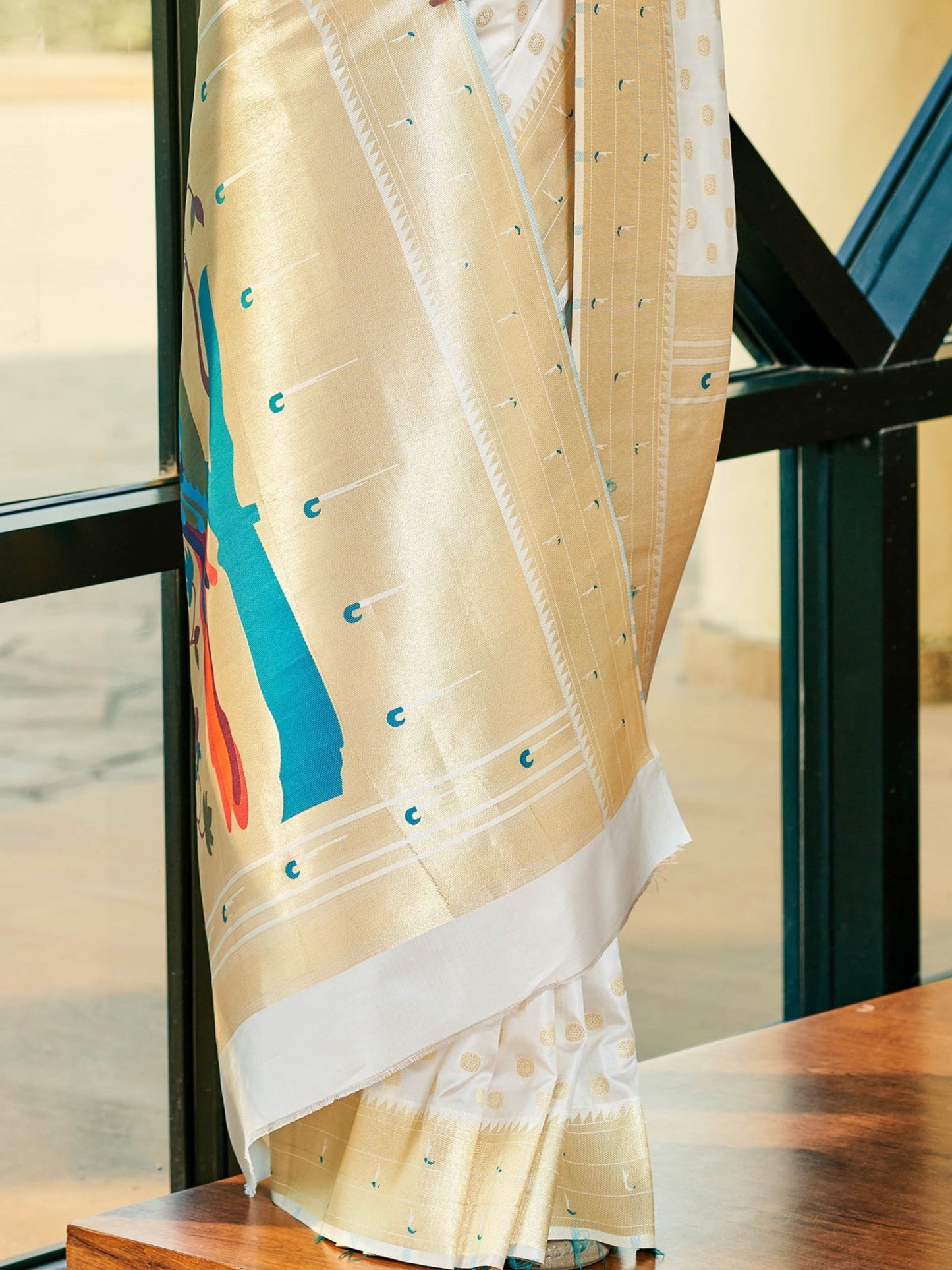 white saree online