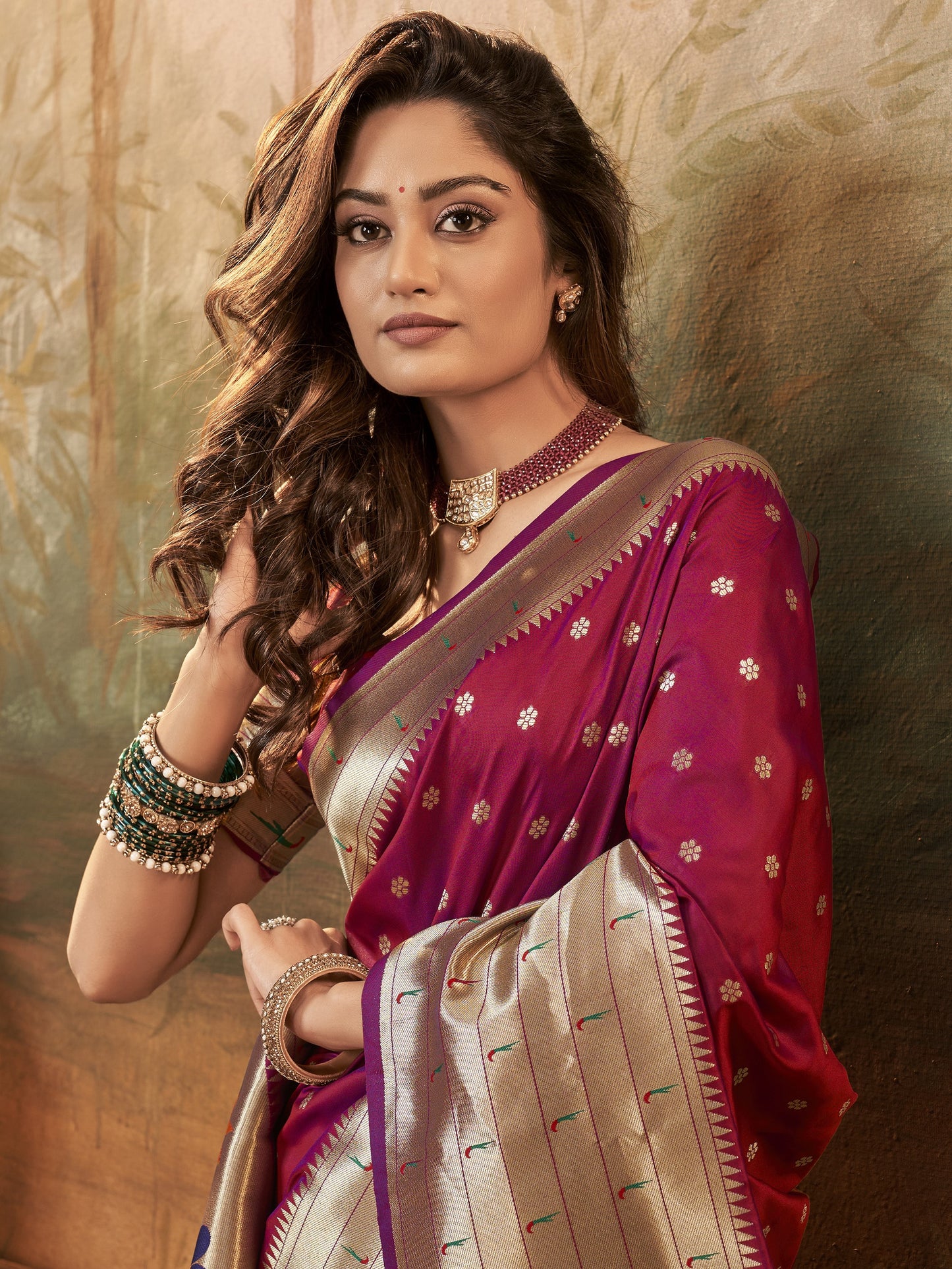paithani violet