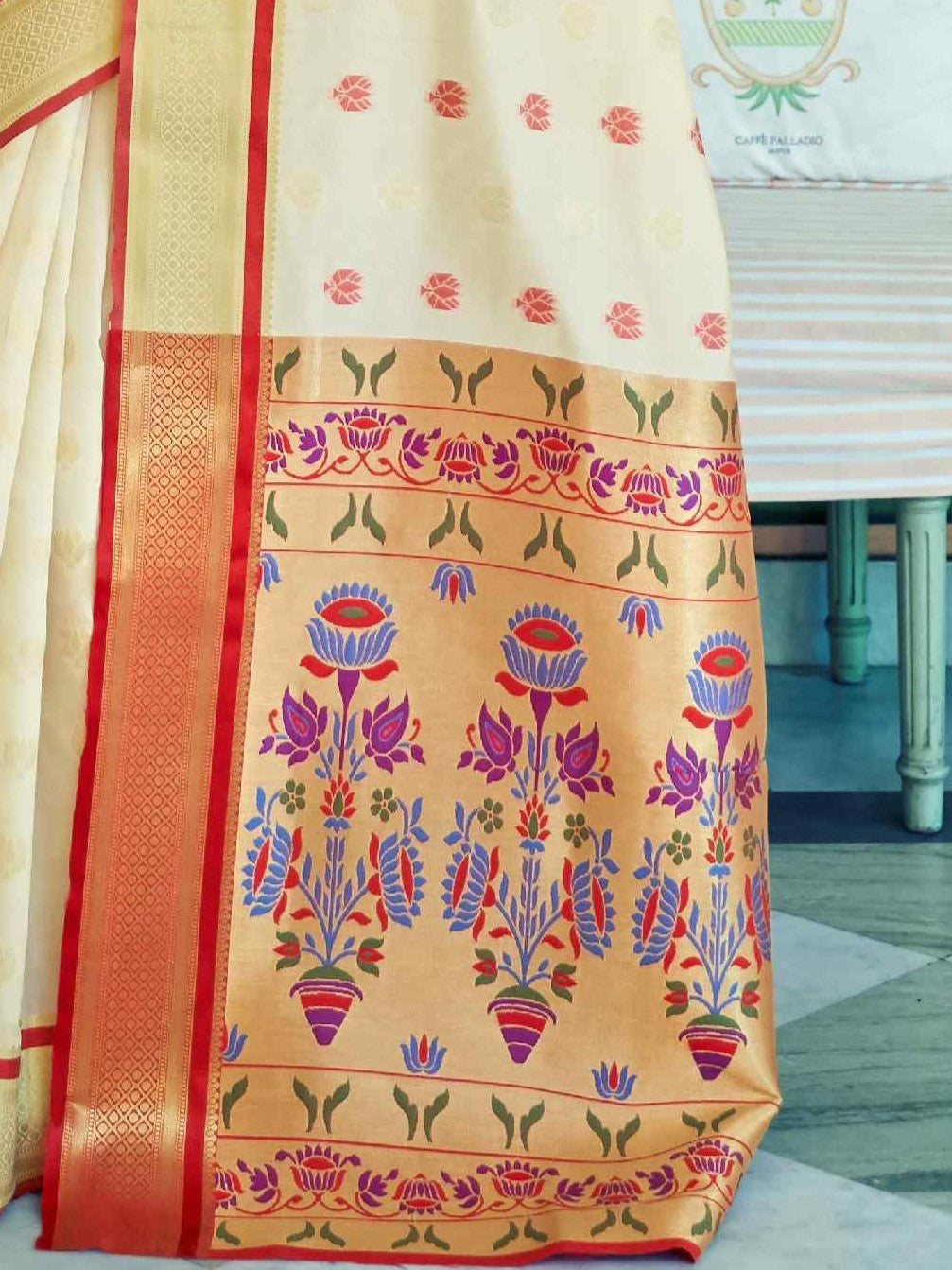 Pallu paithani silk saree