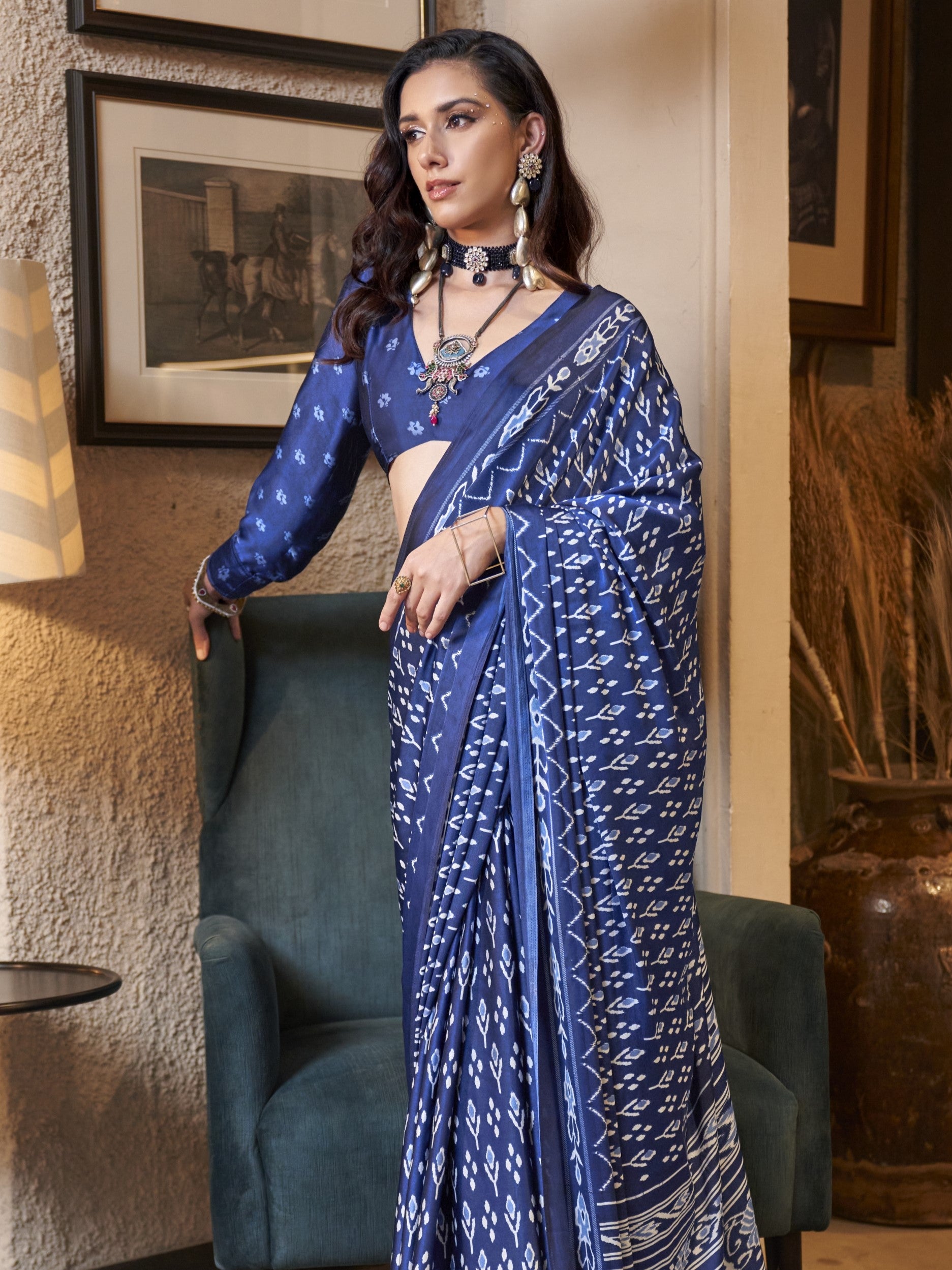unique printed sarees