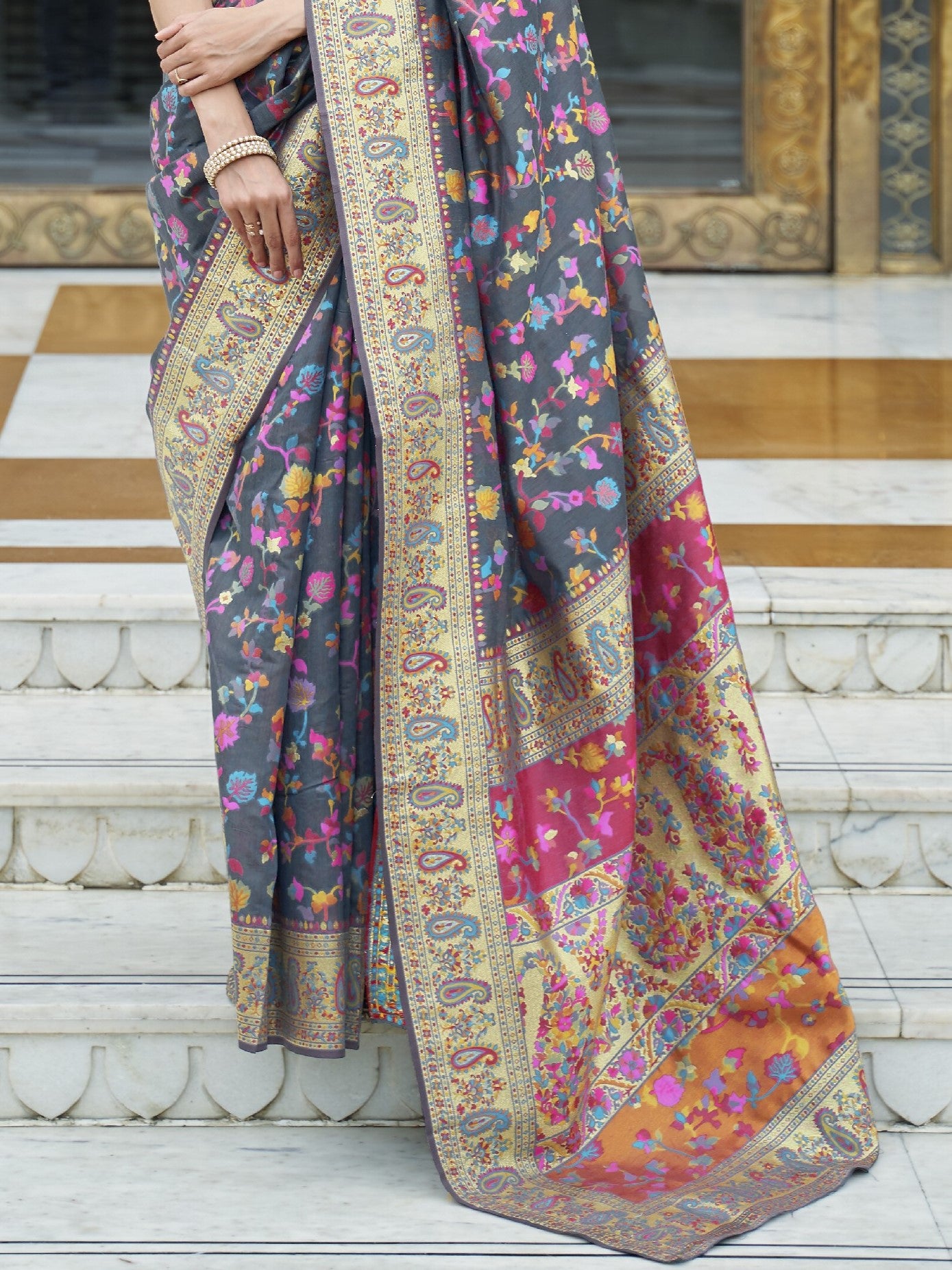 kashmir pashmina silk