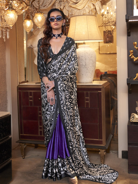 duel  shade sarees
