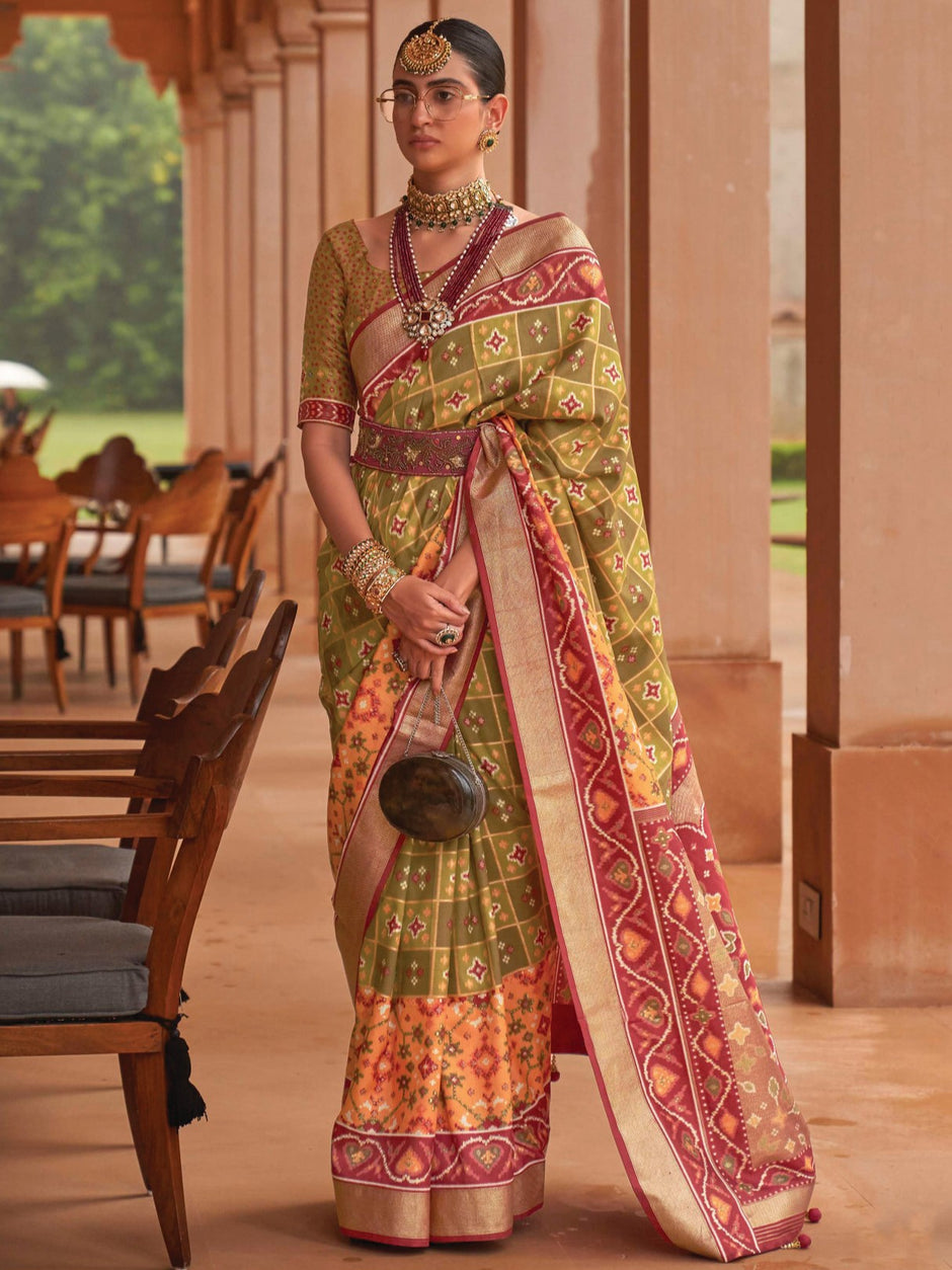 EXP - Tanvi - Green Patola