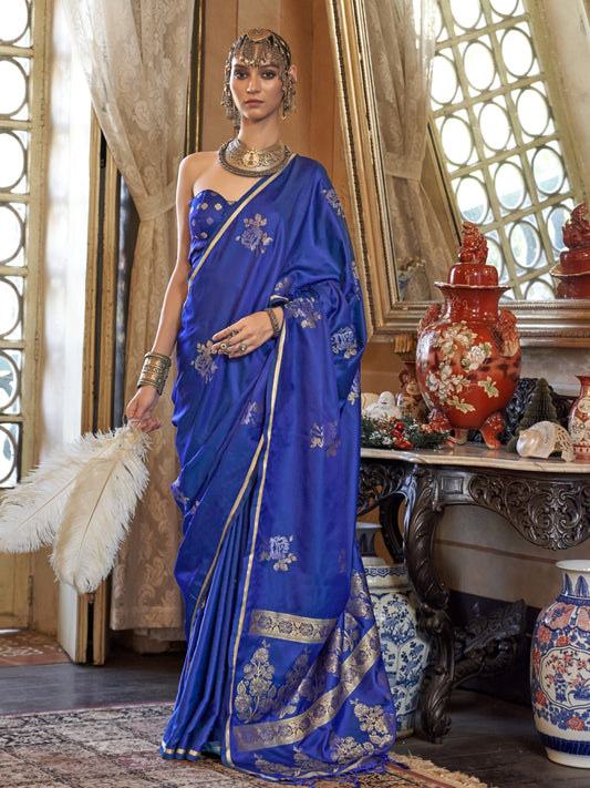 blue saree