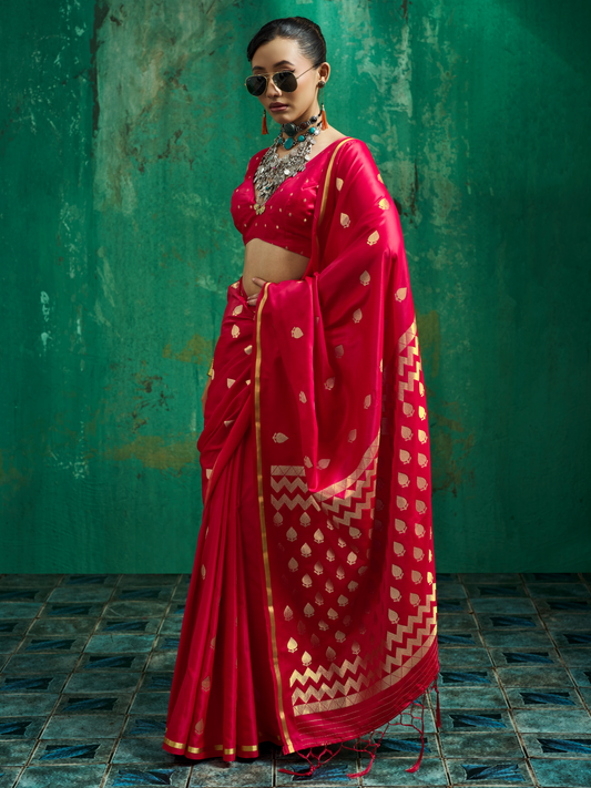 red saree for wedding