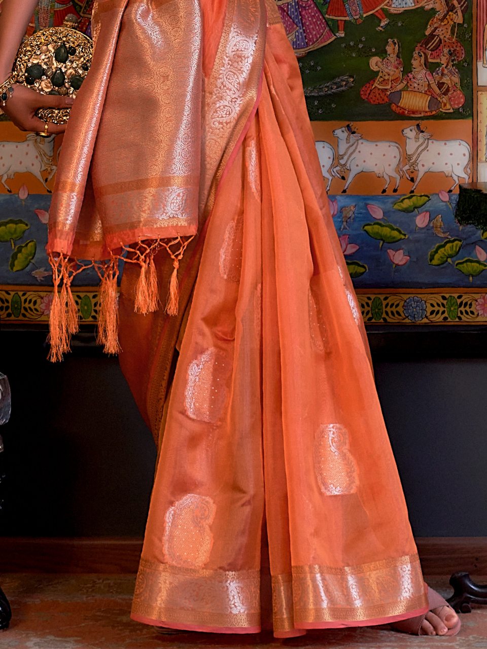 organza saree buy online