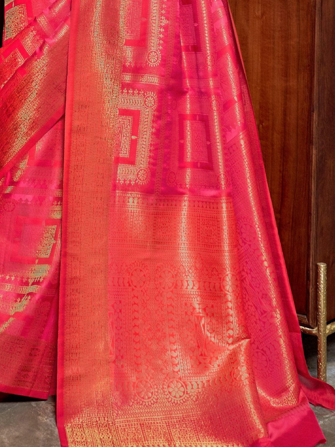 Blush Pink Kanjivaram Saree