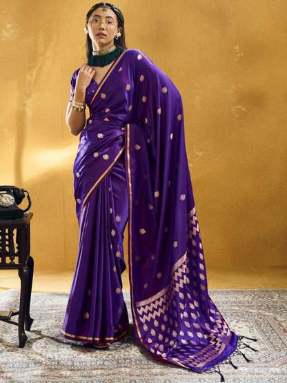 indigo blue saree online