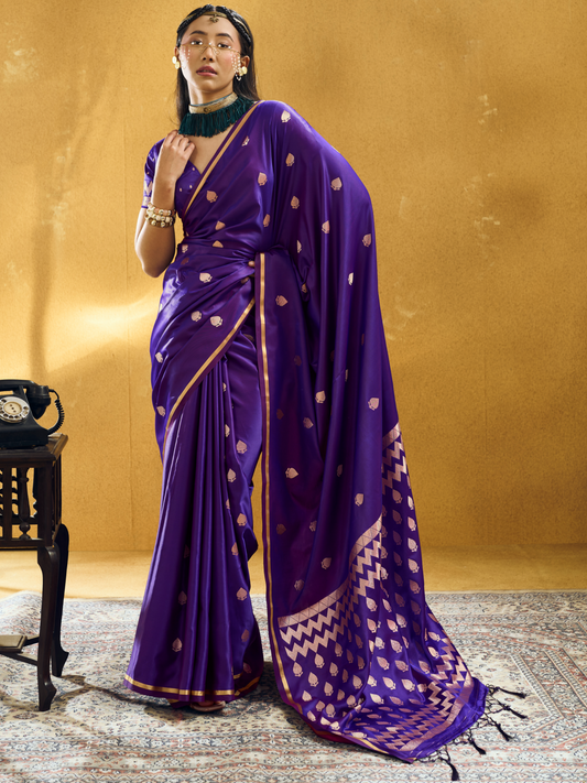 indigo blue saree online