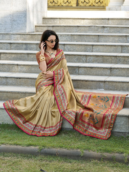 tissue silk saree