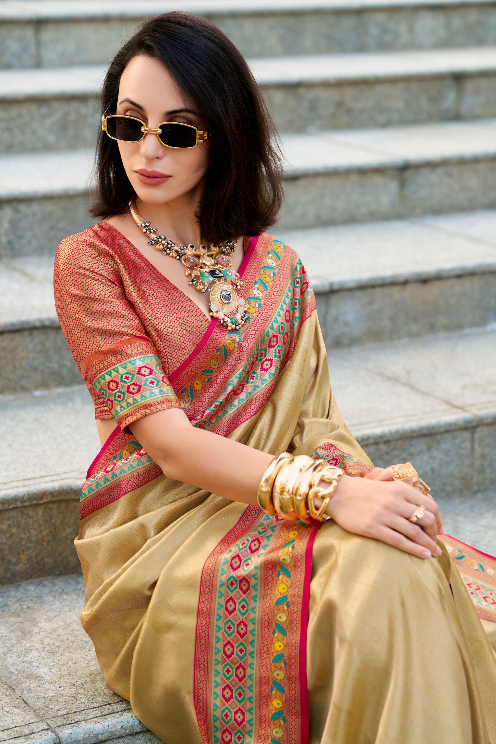saree for night function