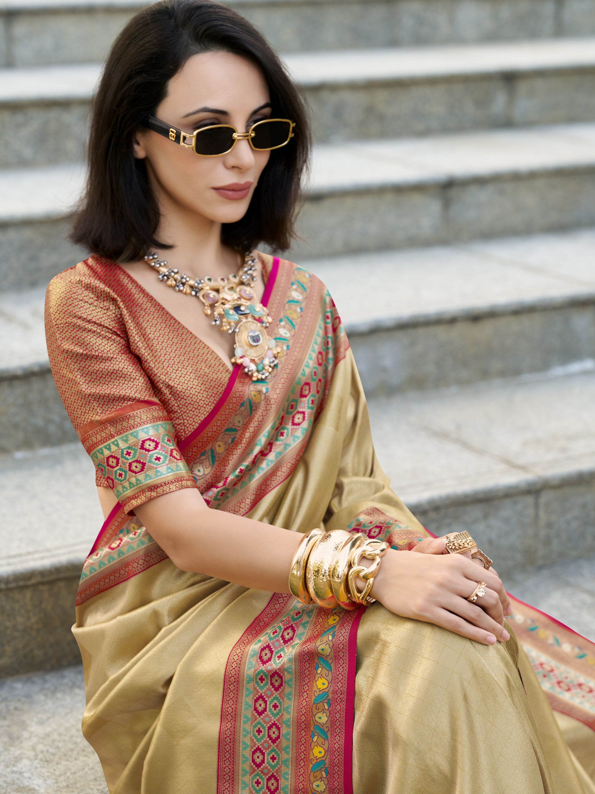 tissue saree online