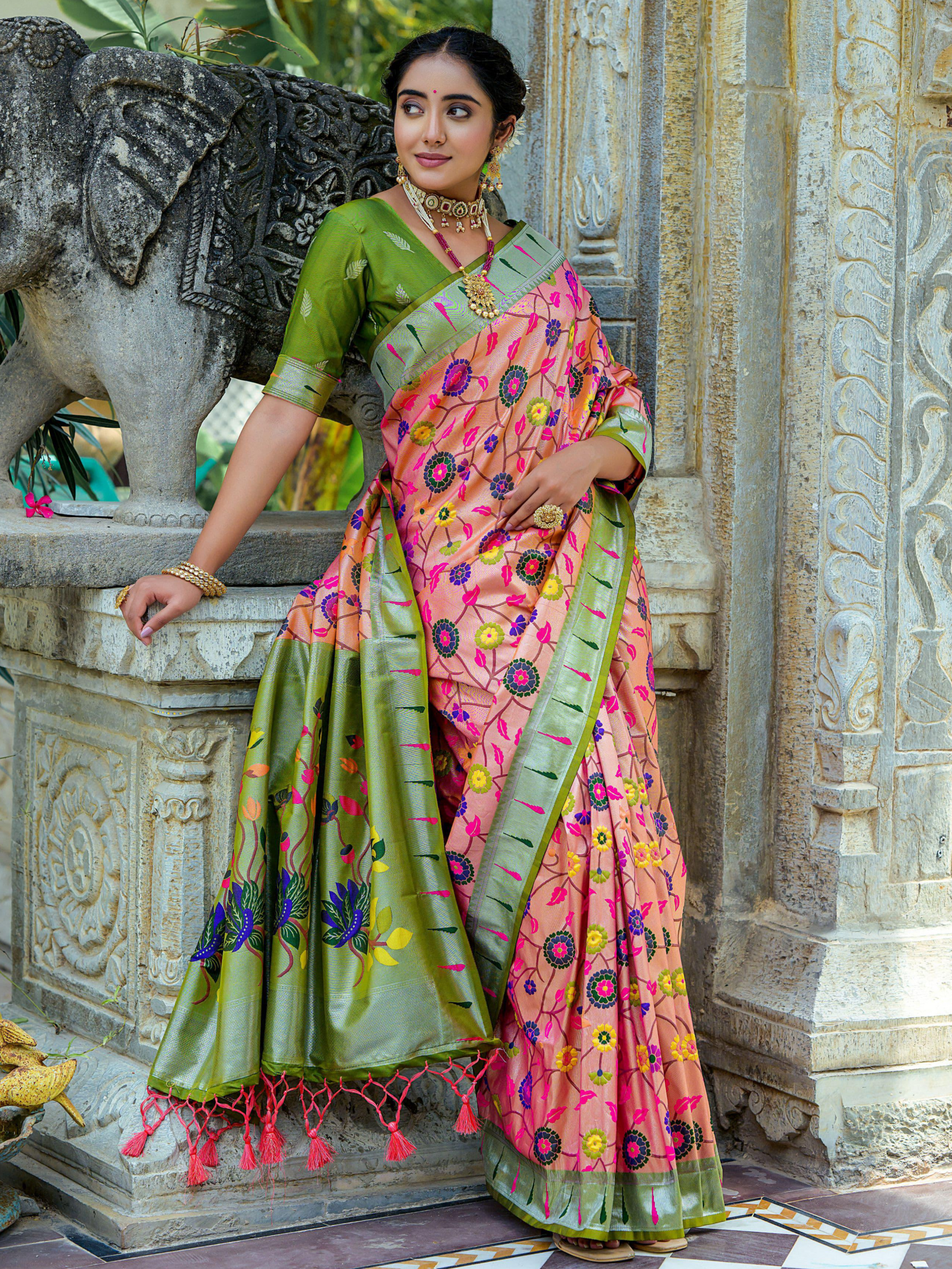 brocade paithani