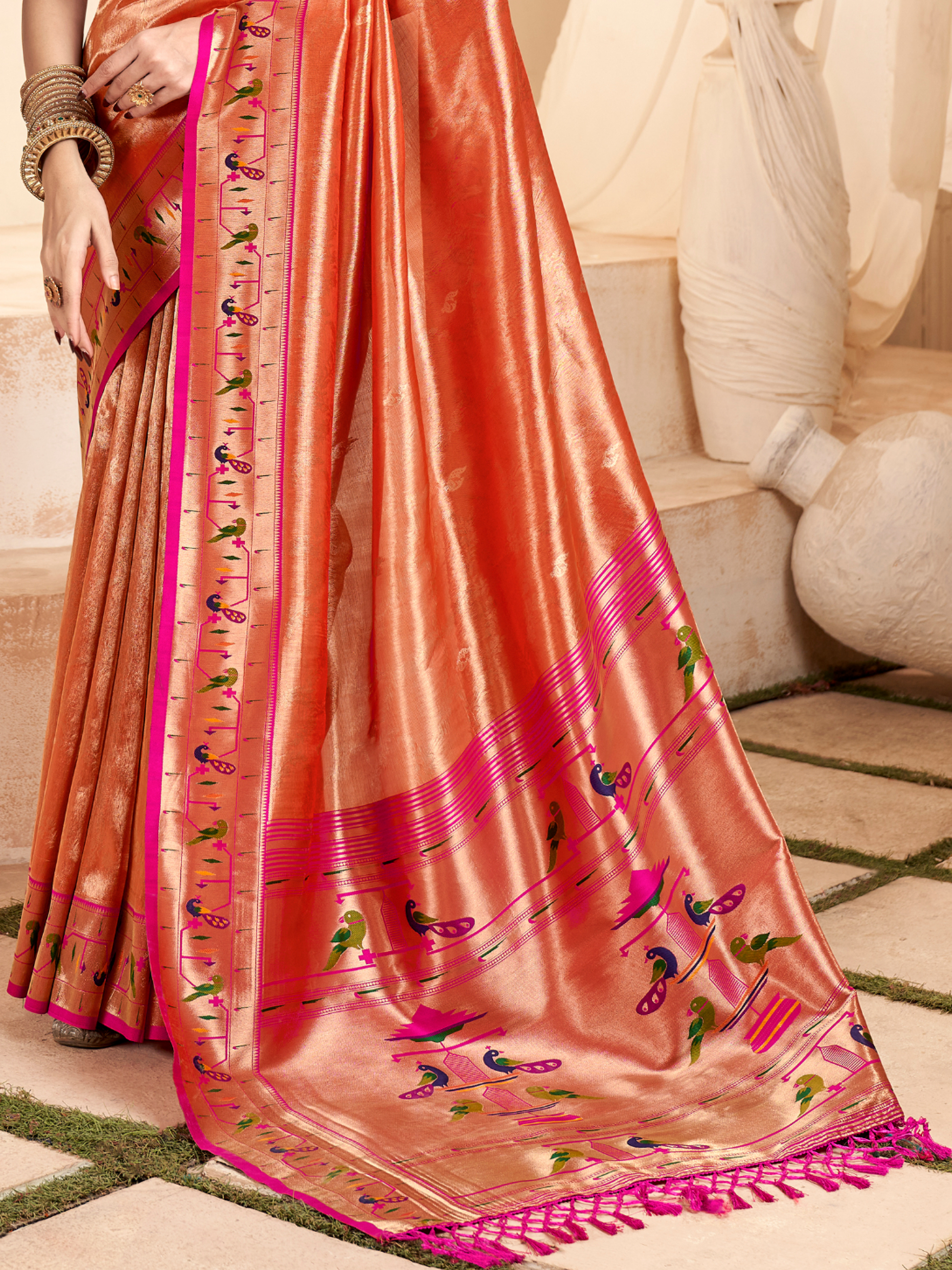 brocade paithani