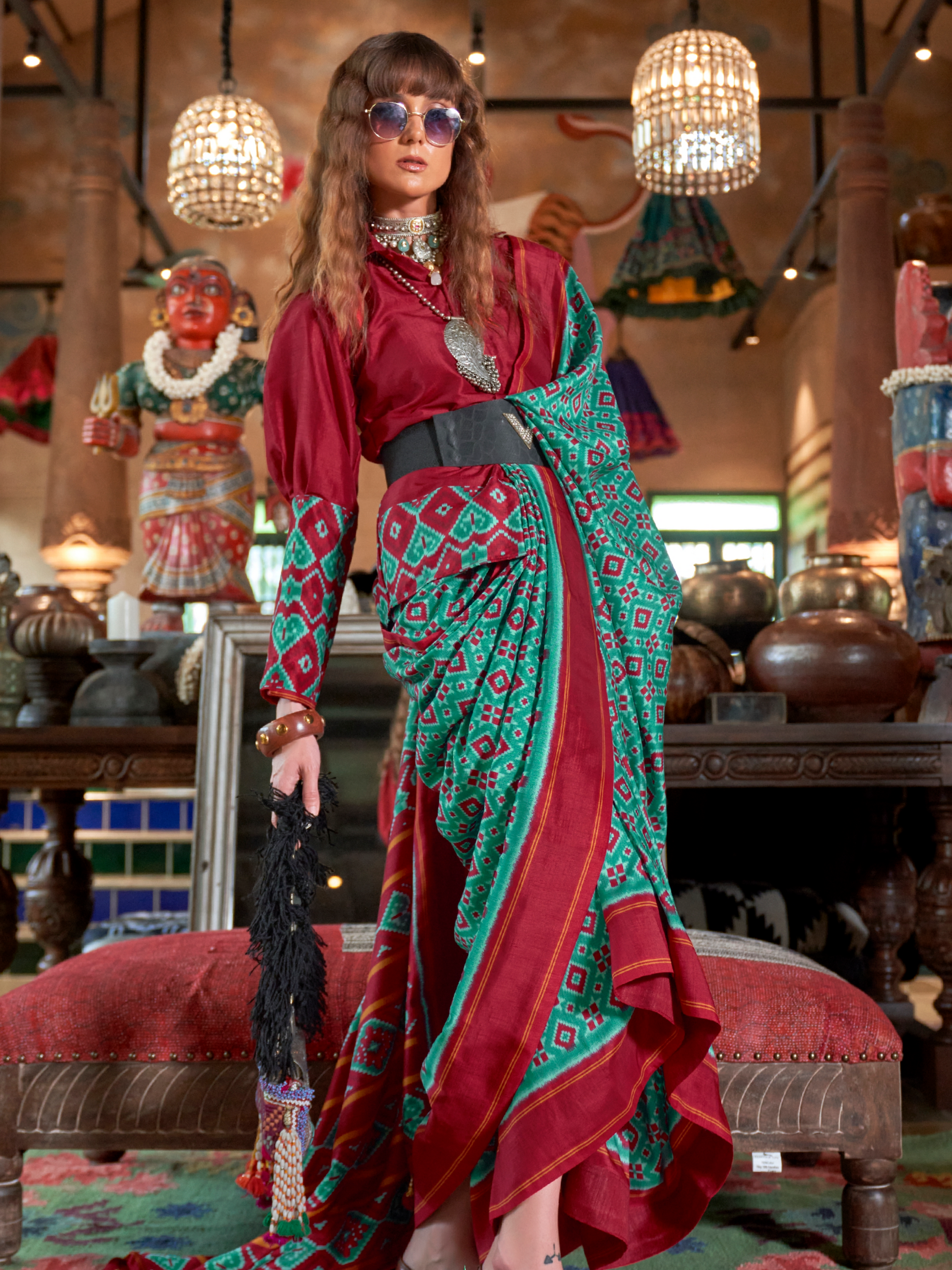 lightweight patola saree
