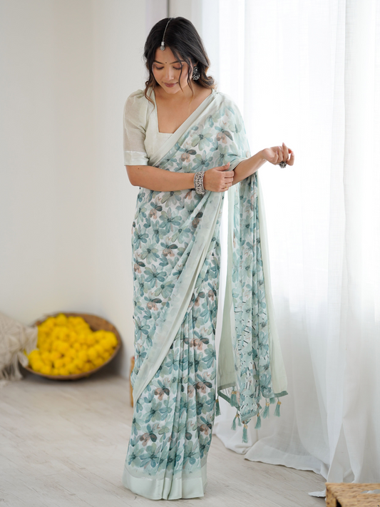 lightweight saree for daily wear