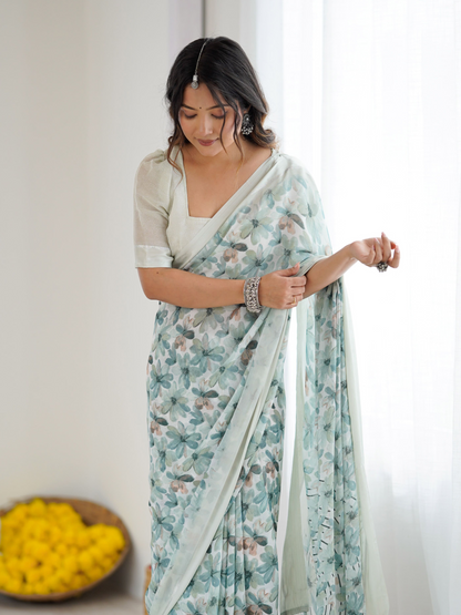 synthetic saree