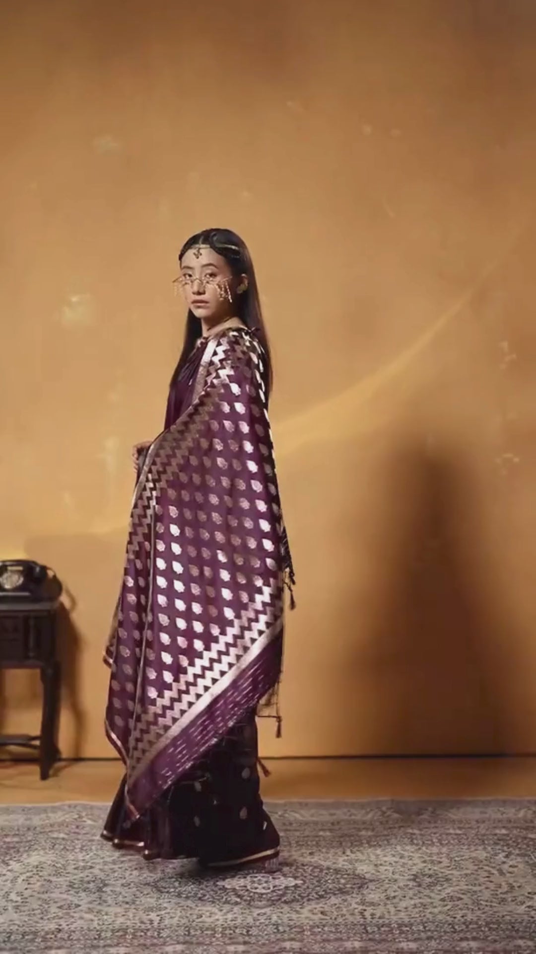 party wear silk saree